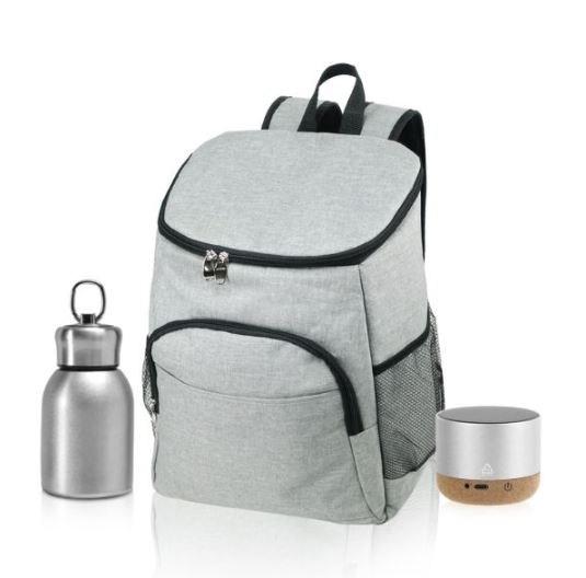 סט הכולל: 
בקבוק נירוסטה תרמי בעיצוב יפני ML300 +
רמקול בלוטוס בשילוב שעם EVERCHARGE +
תיק גב צידנית 28 ליטר. 